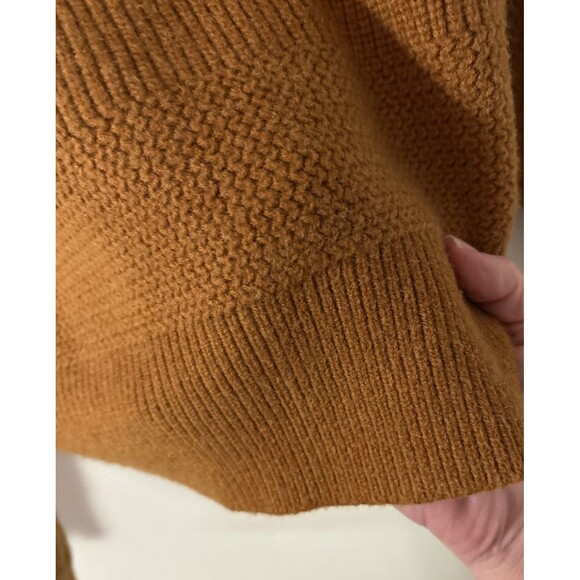 7 For all Mankind Women's Button Acrylic Blend Burnt Orange Cardigan Sweater SzM - Picture 8 of 8